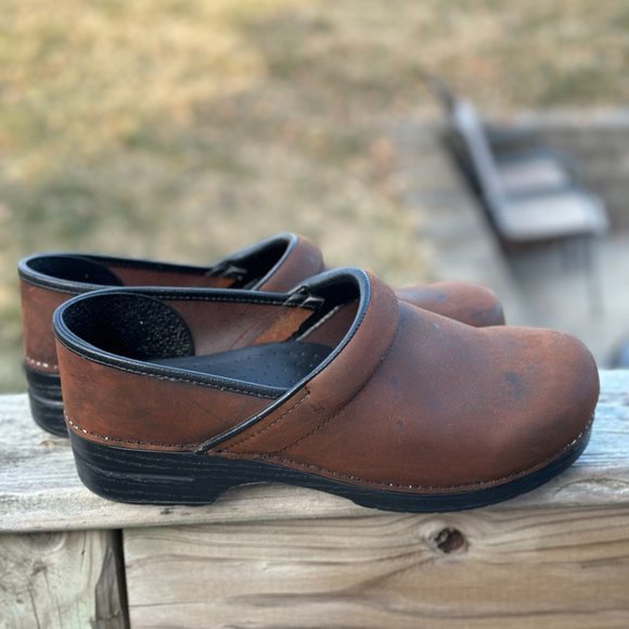 Dansko Professional XP 2.0 Oiled Leather Clog, Brown, Men's EU size 47 (13,5-14) - Picture 4 of 10